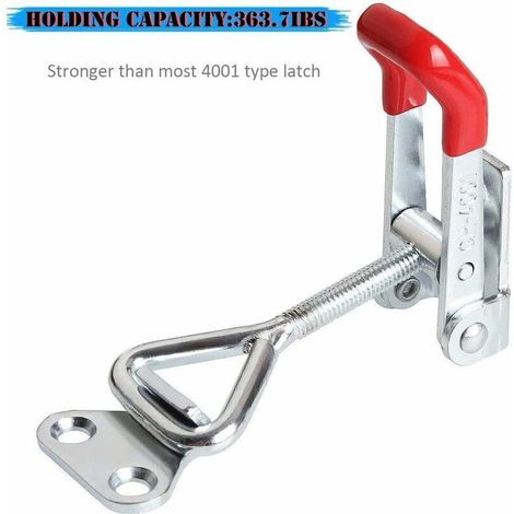 Set di 8 serramenti regolabili GH-4001, morsetto da fermo, resistenza 165 kg, fissaggio e bloccaggio veloci. (1/3)