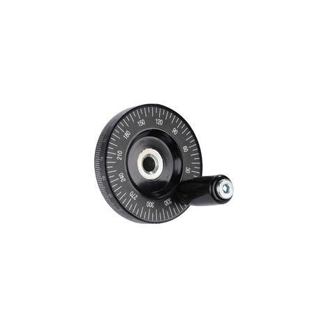 Volant en bakélite, volant avec poignée de fraisage pleine, diamètre intérieur 8 mm, diamètre extérieur 63 mm (1/5)