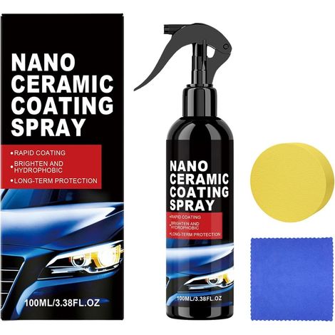 Spray protecteur céramique pour auto - Solution Liquide De Polissage Pour Peinture Extérieure 100 ml,Agent de revêtement pour détails automobiles - pour Berlines SUV Pick-up Monospaces (1/5)