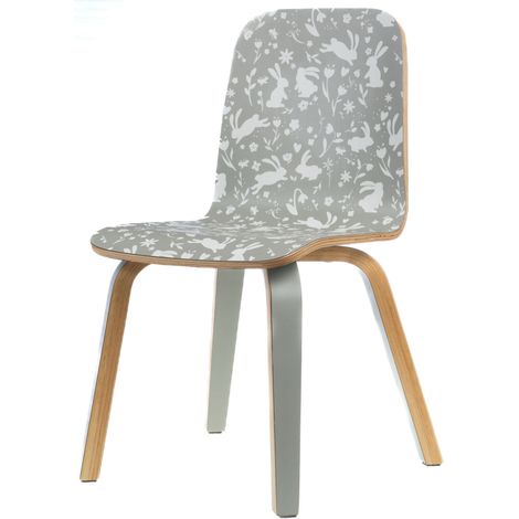 Amadeus - Chaise enfant verte lapin (lot de 2) (1/4)