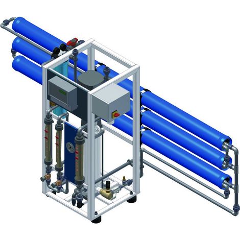 Judo Umkehr-Osmose-Anlage JOS 30 G im Rahmengestell, 1600l/h, DN 20