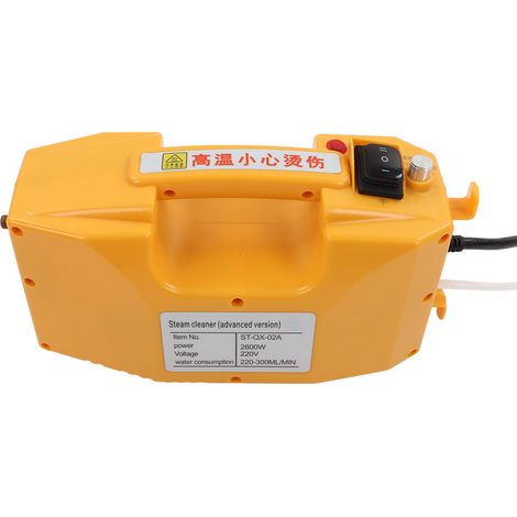 Nettoyeur vapeur 115 °C avec protection anti-fuite, appareil de nettoyage à vapeur portatif multifonctionnel, 2 600 W, prise UE 220 V (1/5)