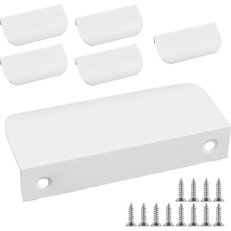 Kitchen Cabinet Handles White (1/4)