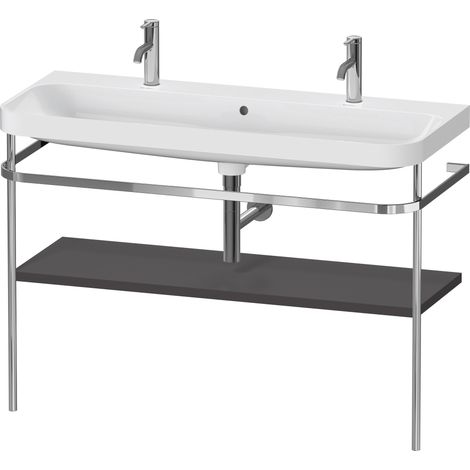 Set c-bonded Duravit Happy D.2 Plus con soporte metálico,