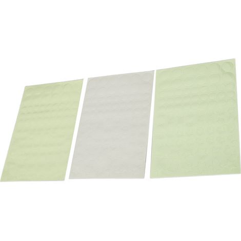 Lot de 3 autocollants muraux étoiles lumineuses rondes à faire soi-même, pour décorer le plafond de votre chambre. (1/5)