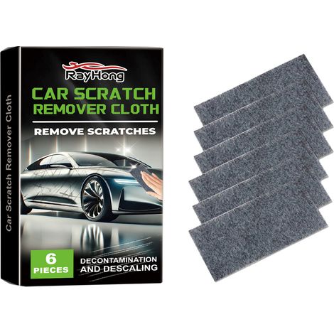 Nueva versión 2025, paquete de 12 quita rayones para autos, paño nano reparador para carrocería, elimina micro rayones, manchas de agua y residuos de pintura, todos los colores