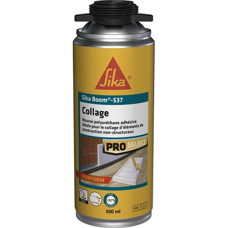 Mousse polyuréthane SIKA Boom 537 Collage - 500ml