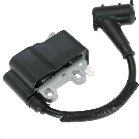 Bobine d'allumage STIHL, transformateur haute tension compatible avec les références d'origine A411000251/A411000250/A411000252 pour tondeuses à gazon SRM265 (1/3)