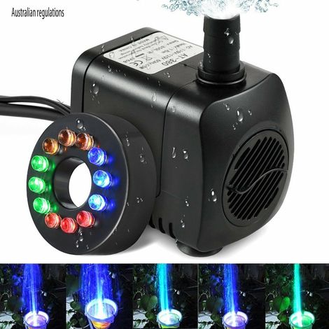 Pompa elettrica per fontana – 12 LED