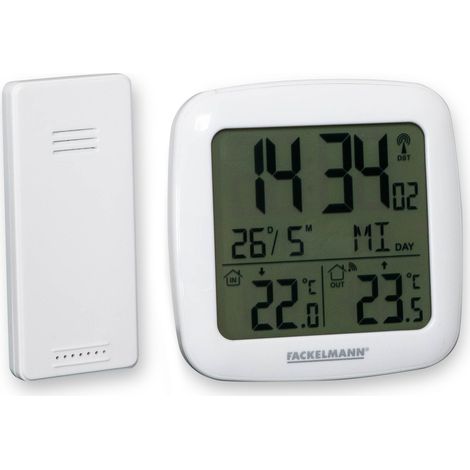 Thermomètre numérique radio-réveil Fackelmann Tecno