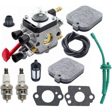 Carburatore per Stihl BG65 SH55 SH85 Soffiatore per Foglie, Carburatore con guarnizioni candela filtro aria tubo carburante passacavo Numero di ricambio 4229-120-0650 (1/5)