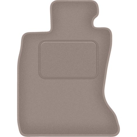 Alfombrilla de conductor beige para BMW 7 F01 xDrive (2008-2015)