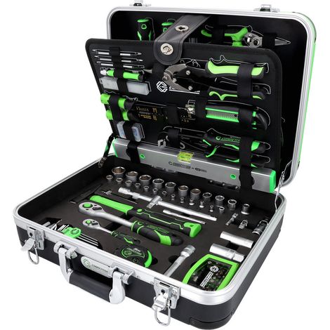 Juego de herramientas KS Tools competition 1/4+1/2 145 piezas maletín (1/4)