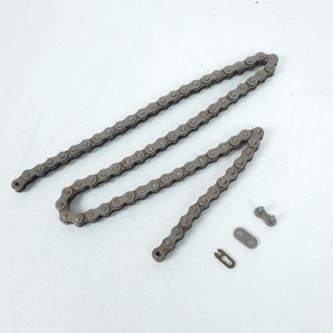 Chaîne transmission renforcée 74 maillon pas 520 Afam pour moto (1/2)
