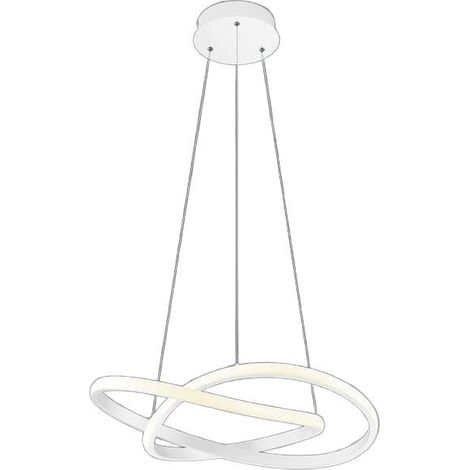 Suspension LED Course blanche Ø60cm RL 4000K 2850lm