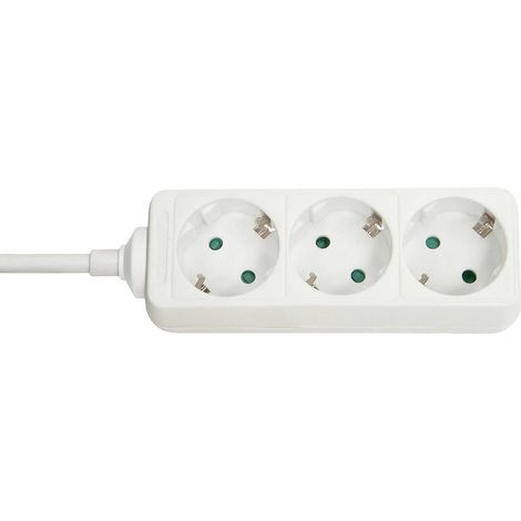 LINDY 73100 Multipresa 3 scomparti Bianco Schuko 1 pz. (1/4)