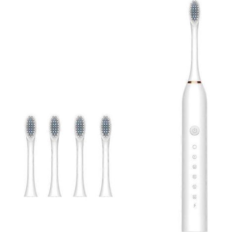 Electric toothbrush for adults, sonic, rechargeable, IPX7 waterproof, 6 cleaning modes, automatic timer, USB fast charging - AquaForge (1/5)
