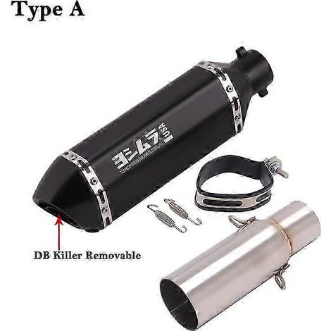 Silenciador De Escape Para Motocicleta, Tubo De Enlace Medio, Db Killer, Para Piaggio Beverly 125, 300, Mp3, 125, 250, 300, Lt, X10, 2008-2016( A) (1/5)