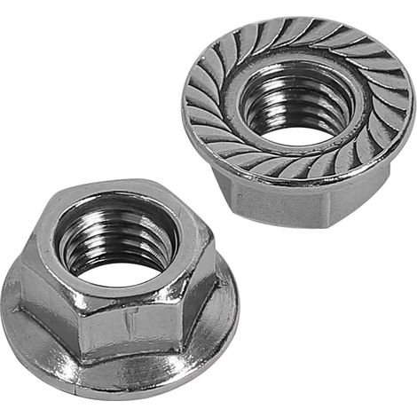 Universal toothed flange nut M14 made of iron for fixing the motor shaft of the INOKIM OXO OX electric scooter.