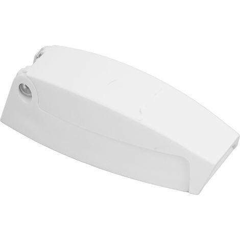 Ortviai Fixation de Porte pour Camping-car et Remorque – Crochet Rétractable Blanc en ABS avec Ressort Inoxydable