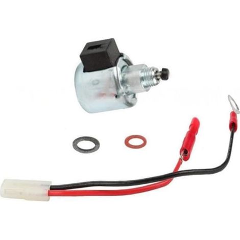 Solénoïde de carburant Kit de réparation de compatible avec CH11 CH13 CH15 CH16 CV11 CV16 Remplace 12 757 33-S AM128242 pour tracteur de pelouse Pièces de moteur Métal argenté (1/5)
