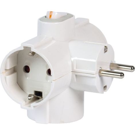 Dreifachadapter 16A, platzsparend (1/5)