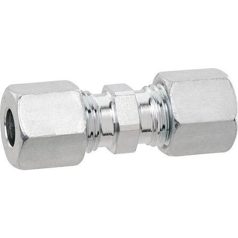 GOK Verschraubung 0770300 10 x 10 mm, Baureihe L, gerade, mit Schneidring Typ D