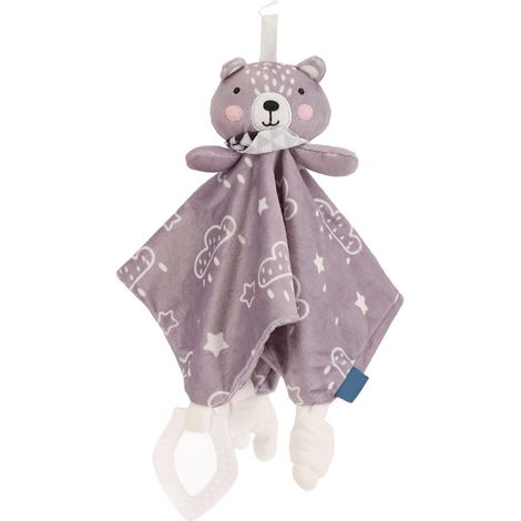 Couverture sensorielle bébé en peluche avec clochette, type C, pour apaiser les émotions et soulager les troubles émotionnels. (1/5)