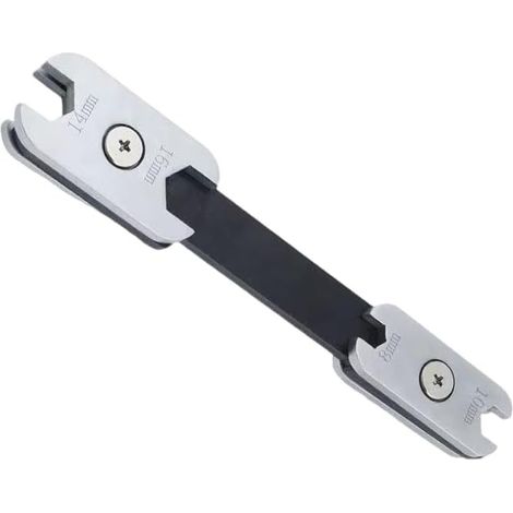 Jeu de clés à cliquet professionnelles de 8 tailles - Double extrémité en acier doux - Outil compact pour la dynamique et la réparation à domicile - Clé tourbillonnante complète (1/5)