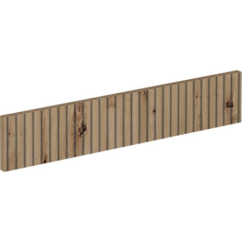 Küchenfront R-Line, Artisan-Eiche, 59.6 x 11.2 cm Möbelfront für den Herdumbauschrank, Vicco (1/5)