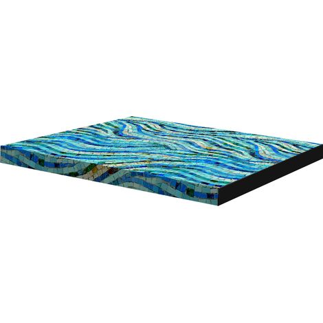 Orthopädische Hundematratze ortho XXL 110×80×7 cm – Mosaikmuster, Memory-Schaum, wasserdichter Bezug, Bertoni (1/5)