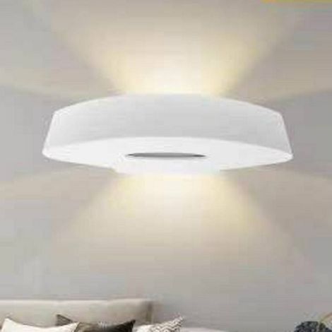 TRADE SHOP - Applique Parete Gesso Ip20 Doppia Emissione Verniciabile Led Attacco R7s Gs-e75 - (1/3)