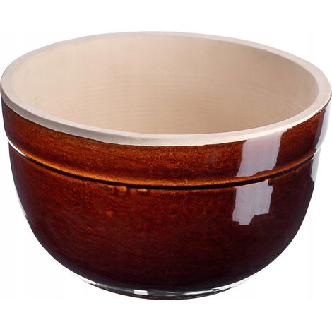 KADAX Keramiksalatschüssel, Mohnschüssel aus Keramik, Rührschüssel, 20 cm, 3L