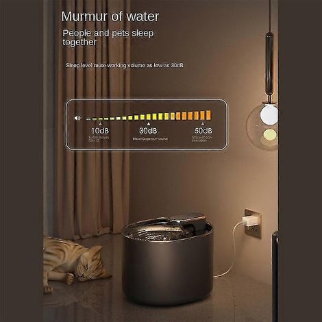 3l Automatische Haustier Katze Wasser Brunnen Stumm Wasser Feeder Schüssel USB Ladung Auto Elektrische Feeder Pet Trinken (1/5)