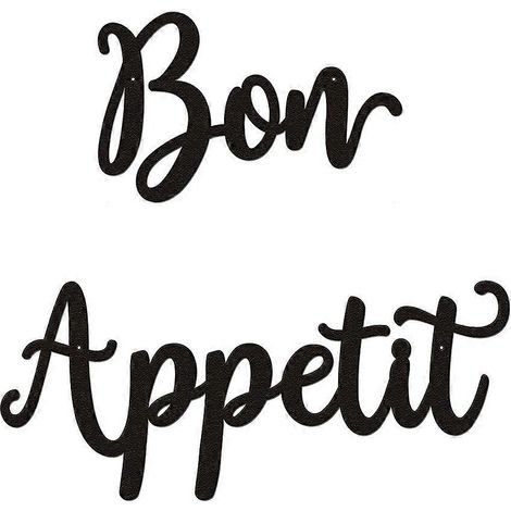 Bon Appetit Wanddeko-Metallschild, rustikale Landhaus-Wohndekoration, Esszimmer-Küchen-Hängeschilder