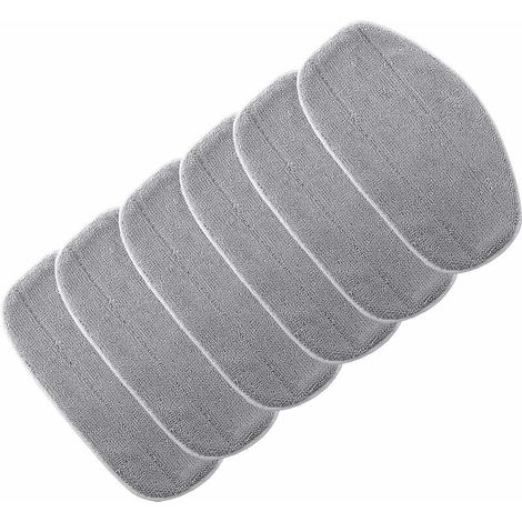 Lot De 6 Tampons De Rechange Pour Nettoyeur Vapeur Leifheit Cleantenso, Balai à Vapeur, SerpillèRe Pour Un Nettoyage En Profondeur Des Pores