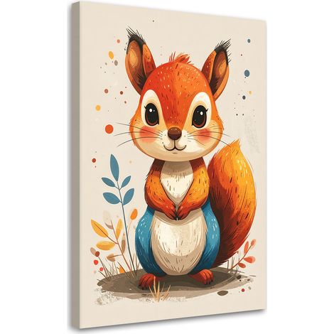 Bilder Kleines Eichhörnchen Waldtiere 60x90 (1/5)