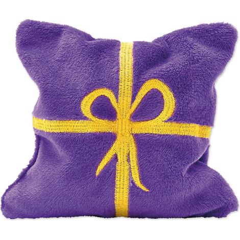 Aumüller Katzenspielkissen Weihnachtsgeschenk, lila - mit Baldrianfüllung (1/3)