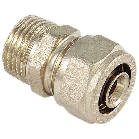 RACCORDO DIRITTO M.20X1/2 P/MULTISTRATO- TIEMME- 5,0 pz