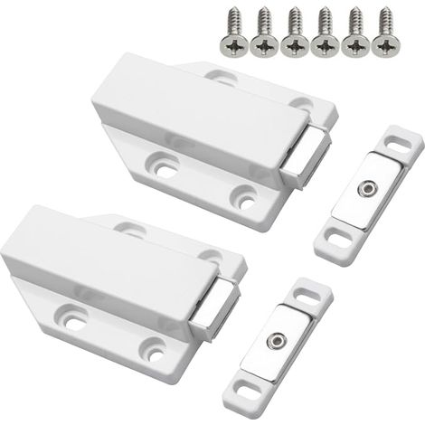 Push to Open Magnetic Cupboard Door Drawer Latch Easy Installation Strong Magnet for Secure Closing Suitable for Furniture (1/5)