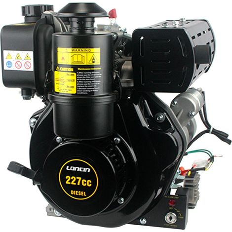 5 HP D230F Loncin Motore diesel Albero Conico 23 avv. ELETTRICO Lombardini ACME (1/4)