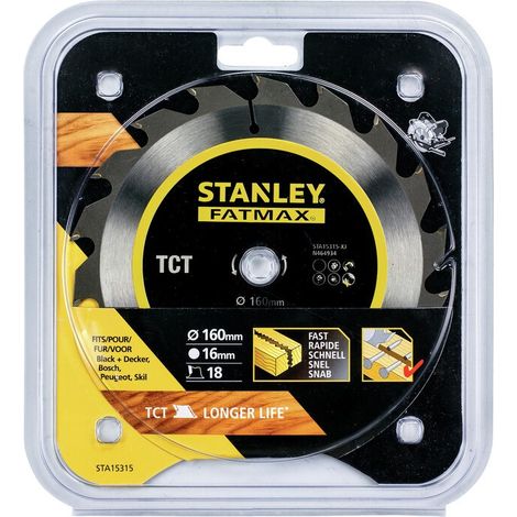 STANLEY STA15315 LAMA CIRCOL HI-TECH TCT 160MM