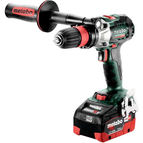 Metabo - Taladro atornillador a batería, 18V, 2x batería 5,5 Ah LiHD, cargador 602362660