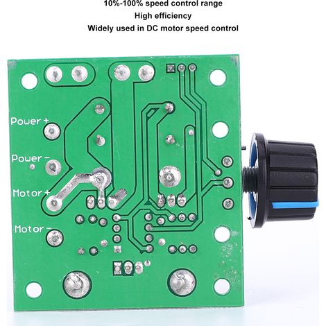 Interrupteur de commande de vitesse à variation continue PWM 12V-40V 10A (1/5)