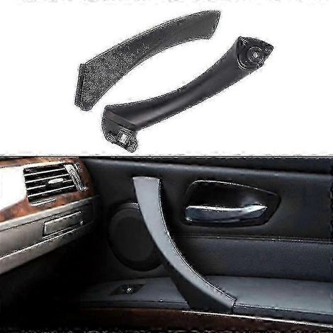 Poignée intérieure de porte de voiture, cache de garniture de tirette noir gauche/droite pour BMW Série 3 E90 E91 316 318 320 325 328 - yujiaz
