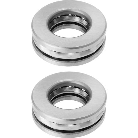 2 Pièces Roulements à Billes de Butée 51203 avec Rondelles Alésage de 17 Mm Diamètre Extérieur de 35 Mm Épaisseur de 12 Mm Compatible avec Poignée (1/5)