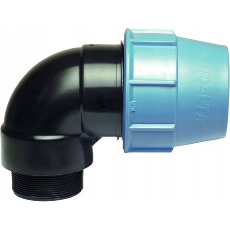 Coude à 90° 25 mm × 1/2" filetage extérieur - Raccordement haut de gamme - Pour les installations d'eau potable (1/5)