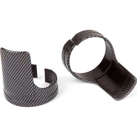 Protections de Fourche look carbone