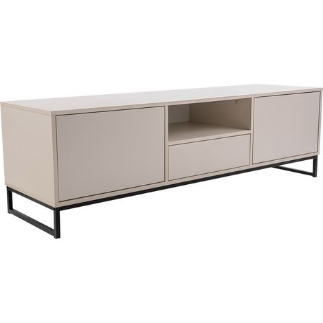 Meuble TV Calcalo 105, Beige, Le nombre de portes: 0, Nombre de tiroirs: 0, 160x49x45cm