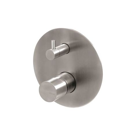 Miscelatore doccia con deviatore acciaio inox Vema VENY STEEL V29142 - Satinato (1/3)